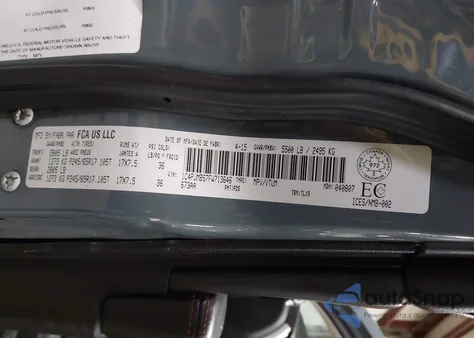 2015 Jeep Cherokee Trailhawk from USA, damaged, VIN 1C4PJMBS7FW713646